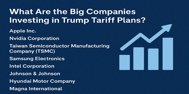 Big Companies Investing in Trump Tariff Plans